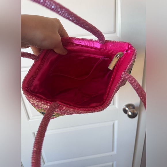 Vintage Beaded Flower Purse - Picture 9 of 14